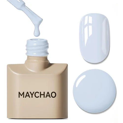 Miniatura 86 de MAYCHAO Esmalte de uñas de gel rosa intenso de 0.5 onzas líquidas, 1 unidad de esmalte de gel rosa brillante, esmalte de uñas que se absorbe con luz