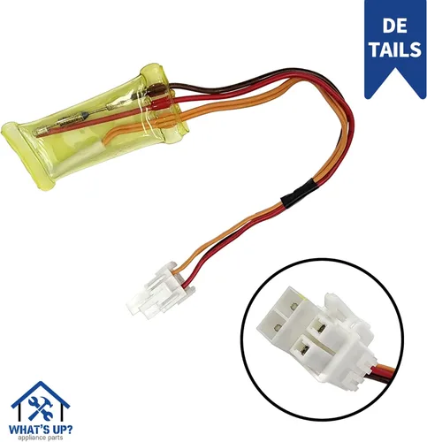 Miniatura 3 de What's Up? 6615JB2005C Sensor de descongelación del termistor del refrigerador para refrigeradores LG reemplaza 1268258 6615JB2005A AH3529338