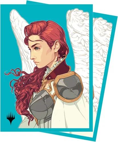 Ultra PRO - Fundas para tarjetas MTG Commander Masters de tamaño estándar de 100 unidades - Gisela, Blade of Goldnight Artwork, acabado mate con