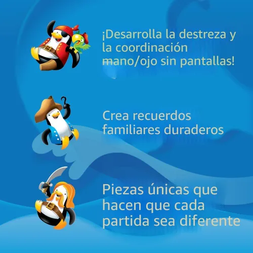 Miniatura 6 de PlayMonster Juego de Mesa Don't Rock the Boat - Juegos para Niños, Juegos Familiares para Niños y Adultos, Juegos de Mesa para Noche Familiar