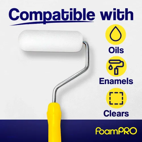 Miniatura 4 de Foampro Rodillo de acabado fino 164 (espuma de alta densidad), 4 pulgadas, paquete de 1