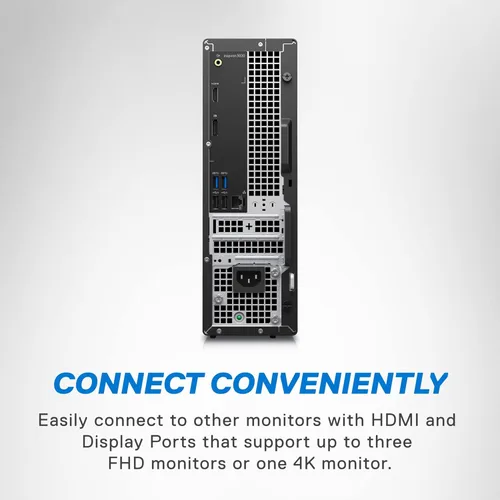 Miniatura 4 de Dell Inspiron 3020S Desktop - Procesador Intel Core i5-13400, RAM DDR4 de 16 GB, SSD de 512 GB + disco duro de 1 TB, gráficos Intel UHD 730, Windows