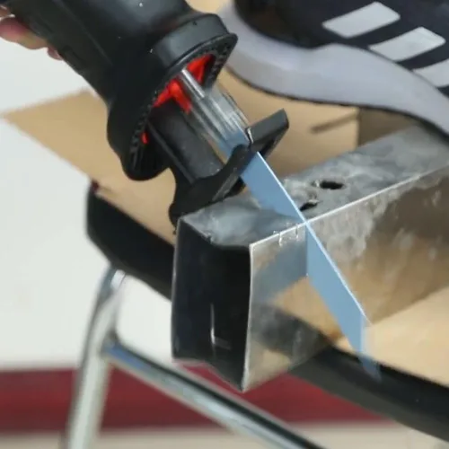 Miniatura 2 de Hojas de sierra recíproca de corte de metal resistente 14TPI de 6 pulgadas, hojas de sierra recíproca de demolición bimetálica de material superior