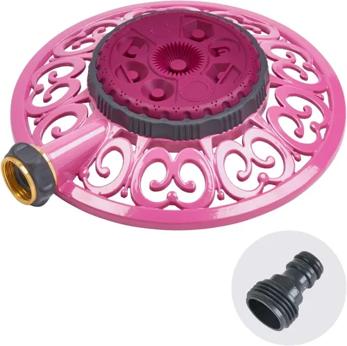 Miniatura 10 de Melnor 65102-AMZ Sprout Metal 8 patrones aspersor y adaptador de producto QuickConnect Amazon Bundle, azul arándano azul (Blueberry Blue)