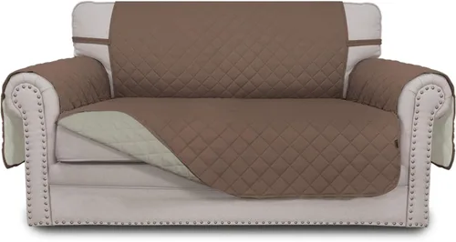 Miniatura 181 de Easy-Going - Funda para sofá, futón y sillón sin reposabrazos, reversible, resistente al agua, para mascotas y niños (azul oscuro/azul claro)