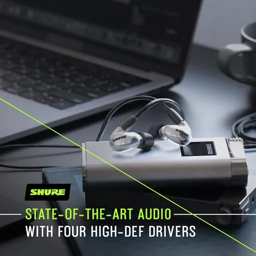 Miniatura 2 de Shure Auriculares con aislamiento de sonido SE846 Gen 2 con cable desmontable de 64" - Transparente