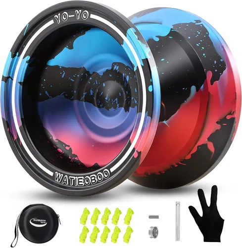 Miniatura 13 de Yoyo de metal W07 de doble modo: yoyo sensible y no sensible, una opción para niños y adultos, adecuado para principiantes y jugadores avanzados