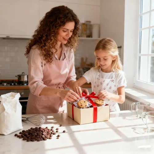 Miniatura 7 de 200 bolsas de celofán autosellantes, bolsas de galletas de 6 x 6 pulgadas, bolsas de celofán resellables autoadhesivas para panadería, galletas