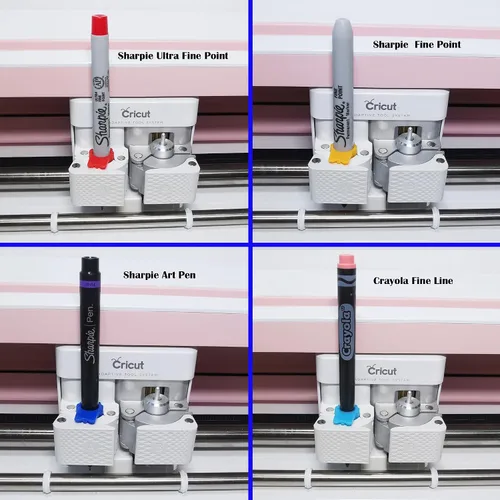 Miniatura 4 de Juego de 8 paquetes de adaptadores de bolígrafo/marcador compatibles con Cricut (Explore Air, Air 2, Air 3 y Maker, Maker 3), adaptador de bolígrafo