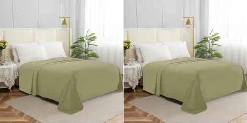 Miniatura 13 de Elegant Comfort Sábana encimera de 1 pieza de calidad hotelera, lujosa y suave, 1500 hilos, calidad egipcia, resistente a arrugas, manchas