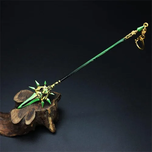 Miniatura 2 de Yoimiya - Llavero con diseño de armas de pulso diseño de juego de impacto Genshin aleación decoración de cosplay coleccionables accesorios de regalo