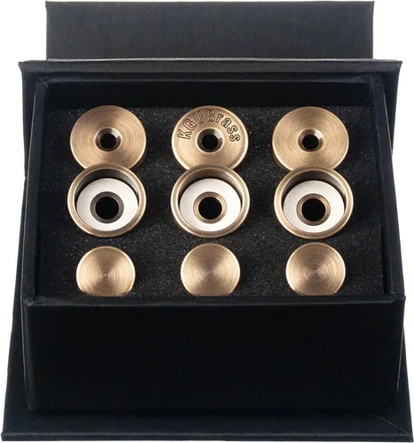 Kit de ajuste para trompeta para mejorar el sonido. Para todas las trompetas Yamaha (todos los YTR). Hecho a medida KGUBrass (MEDIANO, Laca Bronce