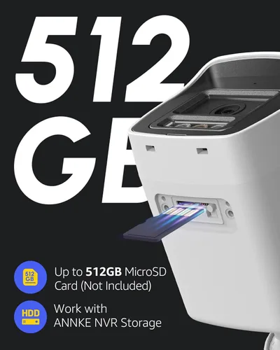 Miniatura 5 de ANNKE Cámara IP PoE de 12MP para exteriores, cámara de seguridad con doble luz inteligente para vigilancia doméstica, detección de seres