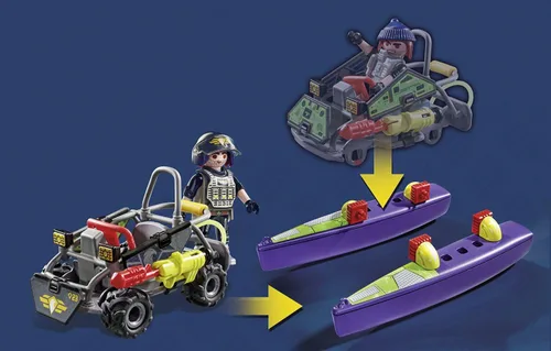 Miniatura 7 de Playmobil Tactical Police All Terrain Quad