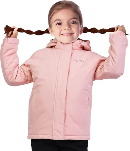 Miniatura 32 de Chaqueta de esquí impermeable para niñas, chaqueta de snowboard para exteriores, resistente al viento, con forro polar, abrigo de nieve cálido
