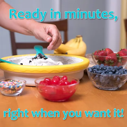 Miniatura 4 de Máquina de helado - Golosinas congeladas en minutos - Ice Cream Time Pan - Yogur congelado, sorbete, gelato - Diversión familiar, alternativa