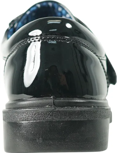 Miniatura 8 de bravo! Mocasines clásicos sin cordones y cordones Oxford William Kid Dress Shoe Uniforme escolar con plantilla extraíble y punta cuadrada Negro