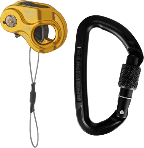 Miniatura 4 de Wild Country Ropeman 2 Ascender - Abrazadera de cuerda ligera para escalada, caza, escalada de árboles y aparejos Dorado