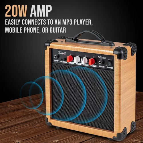 Miniatura 4 de LyxPro - Guitarra eléctrica de 36 pulgadas y kit para niños con guitarra de tamaño 3/4 para principiantes, amplificador, seis cuerdas, dos púas