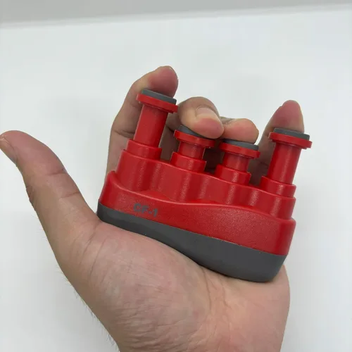 Miniatura 3 de Fortalecedor de dedos, entrenador de agarre de mano para piano, guitarra, bajo, ukelele, cítara y más, material plástico, ligero y portátil, mejora