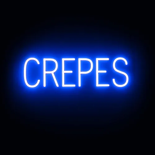 Miniatura 54 de SpellBrite Señal de PHO para restaurantes Señalización LED azul para restaurantes con LED de neón para empresas 13.2 x 6.3 pulgadas