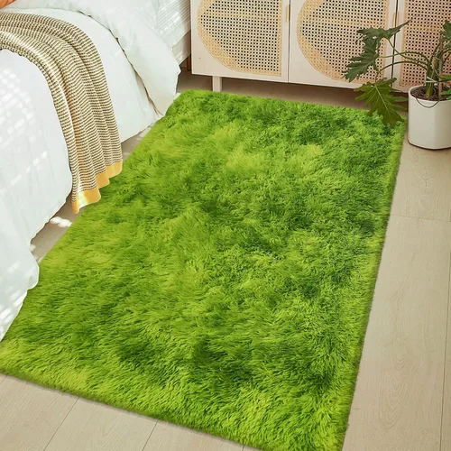 Miniatura 96 de Alfombras de pasillo beige de 2 x 6 pies para dormitorio, sala de estar, alfombra de felpa suave y esponjosa, alfombra de pasillo para pasillos