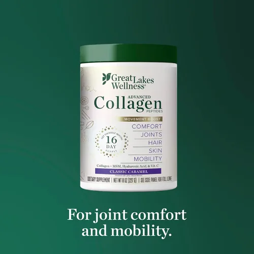 Miniatura 7 de Great Lakes Wellness Movement Boost Advanced - Péptidos de colágeno en polvo con MSM, ácido hialurónico, vitamina C, movilidad y comodidad