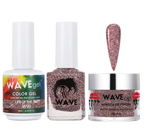 Miniatura 132 de WAVEGEL - Juego de gel de remojo, laca de uñas y polvo acrílico a juego - Colección Simplicity - #P109 Blizzard