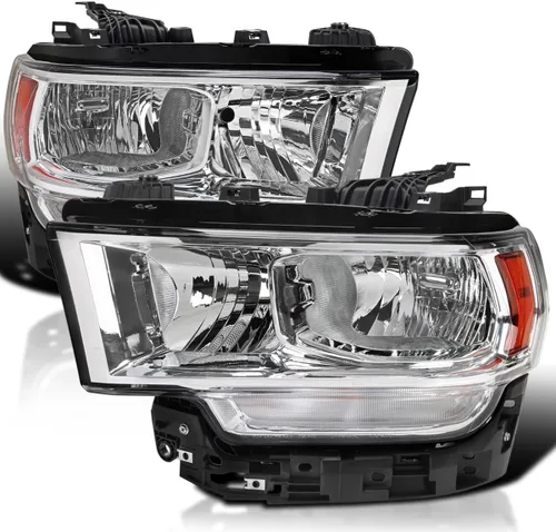 Miniatura 9 de SPEC-D TUNING Faros delanteros negros compatibles con Ram 2500, 3500 2019-2024, par izquierdo + derecho