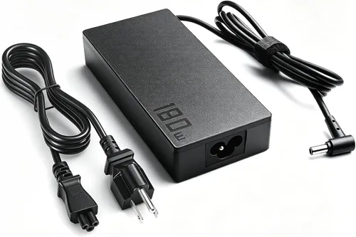 Cargador para portátil de 180 W compatible con ASUS ROG Zephyrus G14 G15 GA401 GA502 GA503 y TUF FX505 FX505DD FX506 FX507VI A15 A17 F17 F15