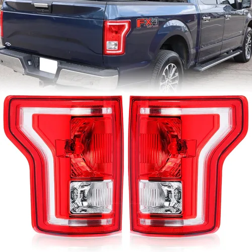 Boine Luz Trasera Compatible con Ford F150 F-150 de 2015 2016 2017 para Conductor y Pasajero, Lámpara de Freno Lateral Posterior - Bombilla Incluida
