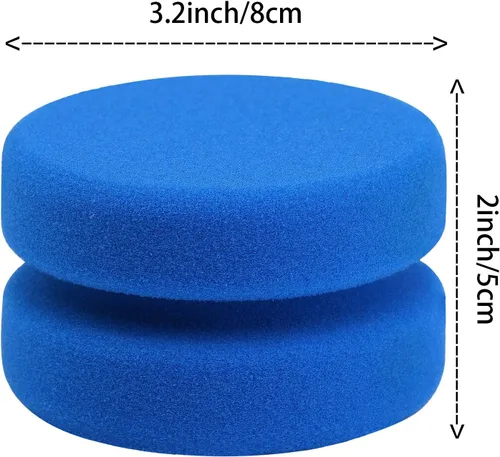 Miniatura 2 de Aodaer Paquete de 6 aplicadores de esponja aplicador de esponja de pintura azul esponja para detalles de pintura utilizada para manualidades