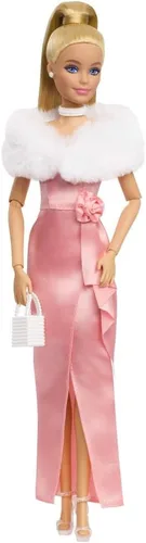 Miniatura 5 de Barbie Muñeca de moda de noche encantada en vestido rosa, Mattel Replay The Classics Collection