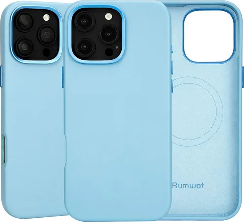 Miniatura 10 de Funda de cuero genuino para iPhone 13 Pro, cuero de grano completo, compatible con MagSafe y carga inalámbrica, bisel de la cámara con botones