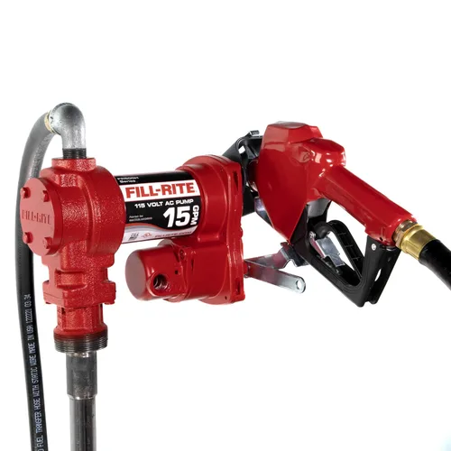 Miniatura 8 de Fill-Rite Bomba de transferencia de combustible FR604H 115V 15 GPM (solo bomba) Mezclas de gasolina, diesel, queroseno, etanol y metanol