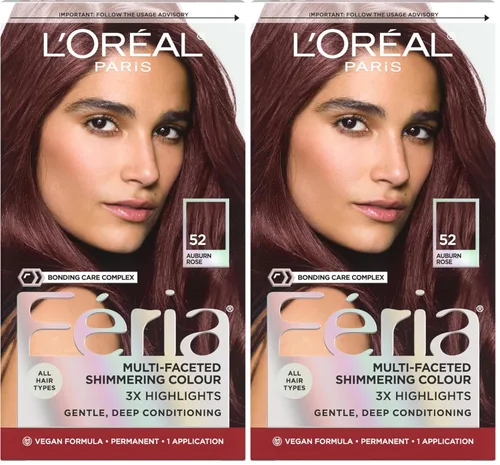 Miniatura 56 de L'Oreal Paris Feria - Tinte permanente multifacético y brillante, 60 Crystal Brown (castaño claro), paquete de 1 60 marrón claro