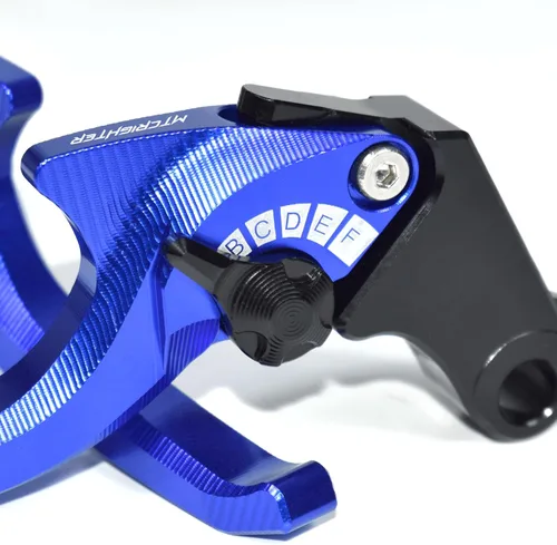 Miniatura 3 de Juego de manetas de embrague de freno corto Shark de 2 dedos compatible con Yamaha Fazer FZ-1 FZ-8 FZ-6 FZ-6R FZS60, aleación de aluminio CNC (negro)