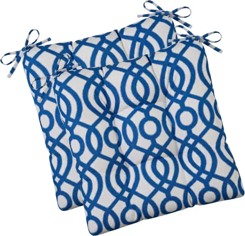 Miniatura 40 de RSH DECOR Juego de 2 cojines de asiento para silla de comedor para interiores y exteriores, 16 x 16 x 2 pulgadas, color a elegir