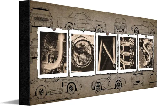 Miniatura 18 de Personal-Prints Decoración personalizada de automóviles o regalo para el mecánico, entusiasta de los automóviles clásicos o los automóviles. Regalo