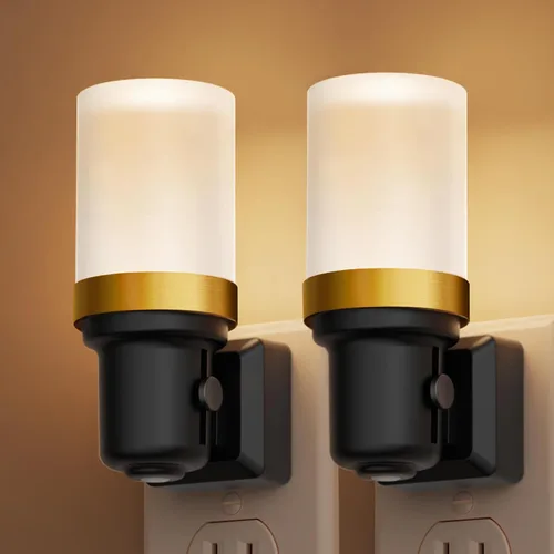 Miniatura 17 de L LOHAS LED Luces nocturnas enchufables a la pared, paquete de 2 unidades de 3000 K/4000 k/5000 K de temperatura de color ajustable, luz nocturna