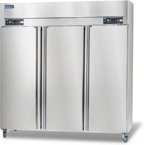 Miniatura 10 de ICECASA Refrigerador comercial de 27 pulgadas de ancho, 23 pies cúbicos de una sola puerta sólida de acero inoxidable, ventilador de refrigerador