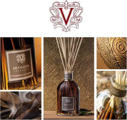 Miniatura 3 de Dr. Vranjes - Difusor Oud Nobile de 8.5 fl oz + paquete doble de varillas blancas (paquete de 3 piezas) - Fragancia casera de lujo, fabricada