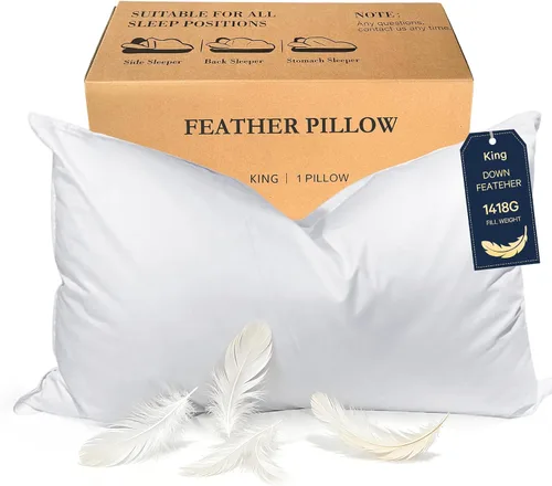 BHZ Almohada de plumas King