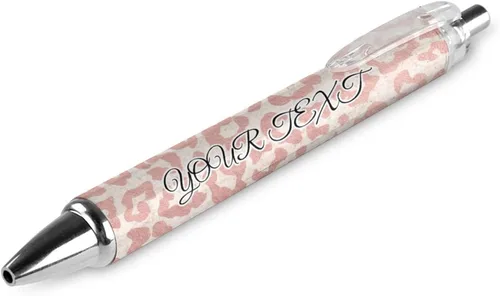 Miniatura 14 de Bolígrafos personalizados con estampado de leopardo negro y azul con punta de lápiz capacitivo, bolígrafos grabados personalizados con nombre