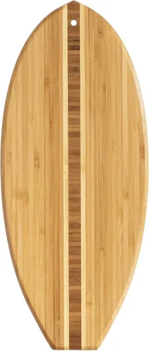 Tabla Totally Bamboo de bambú para cortar y servir, en forma de caballo de mar