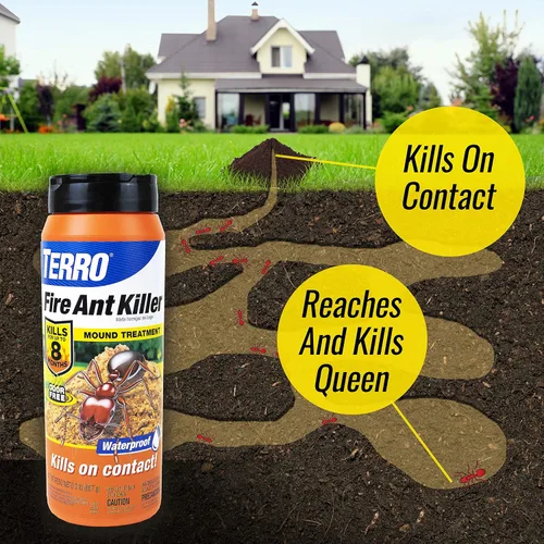 Miniatura 2 de Terro T702 Fire Ant Killer - Asesino de hormigas al aire libre - Tratamiento impermeable para montículos de hormigas de fuego