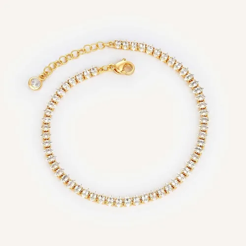 Miniatura 7 de MEVECCO - Brazalete para mujer, chapado en oro de 14 quilates, cadena delicada, joyería simple, bonita, hecha a mano y minimalista para ella