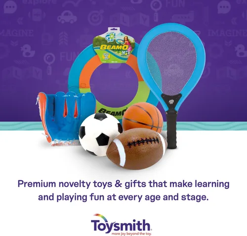 Miniatura 10 de Toysmith ¡Sal a Jugar! Juego de pelotas profesionales (paquete de 3) – Pequeñas pelotas deportivas para niños de 3 años en adelante – Incluye pelota
