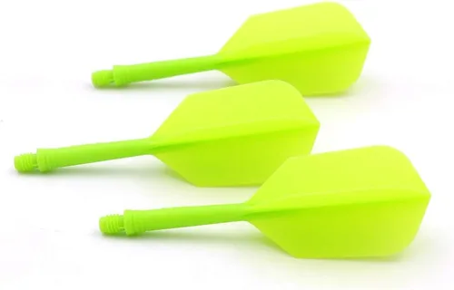 Miniatura 3 de CUESOUL ROST - Astil y plumas de dardos integrados de forma media y delgada, juego de 3 piezas Verde