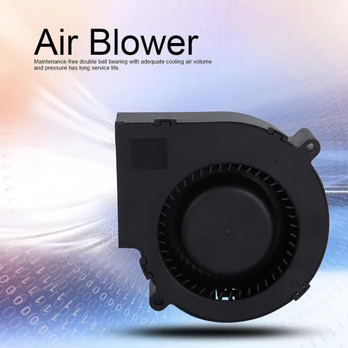 Miniatura 2 de Ventilador doble del ventilador Turbo del rodamiento de bolitas de 12V 2.4A, mini ventilador de enfriamiento sin escobillas para dispositivos
